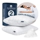 thumbnail image 1 of Paquete 2 Almohadas Algodón, Relleno Tipo Down Alternative, Hipoalergénica Esquimal (Blanco, Estándar), 1 of 7