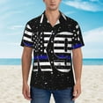 thumbnail image 3 of Trinidad Tobago Flag Mens Hawaiian Shirt Short Sleeve Casual Button Up Tropical Summer Beach Shirt, 3 of 9