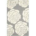 thumbnail image 2 of SAFAVIEH Cambridge Permelia Geometric Wool Area Rug, Dark Gray/Ivory, 6' x 9', 2 of 7