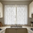 thumbnail image 5 of Semi Transparent Lace Curtain, Elegant Window Sheer For Living Room Bedroom, Decorative Drape For Home And Picnic Decor（140X114Cm）, 5 of 5
