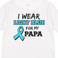 thumbnail image 4 of Inktastic I Wear Light Blue For My Papa Boys or Girls Long Sleeve Toddler T-Shirt, 4 of 5
