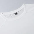 thumbnail image 5 of Fashion YLSDY Mens Quick Dry Workout T-Shirts Athletic Running Tshirt Short Sleeve Lightweight Gym Sport Tee Shirt, Crew Neck White XXXXL, 5 of 8