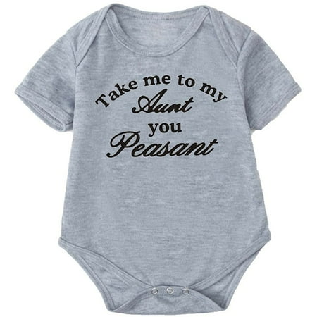 

EHTMSAK Newborn Infant Baby Toddler Girl Boy Cotton Striped Short Sleeve Bodysuit Gray 0-18M 9