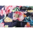 thumbnail image 5 of SSLR Mens Shorts Casual Cotton Floral Hawaiian Shorts Beach Shorts Pants, 5 of 7
