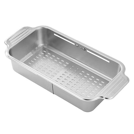 

TAONMEISU Over The Sink Strainer Collapsible | Stainless Steel Sink Drain Strainer Basket | Home Kitchen Essentials to Wash Vegetables and Fruits Drain Cooked Pasta and Dry Dishes