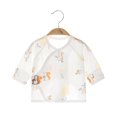 thumbnail image 1 of ¡Liquidación! Pijamas de algodón de verano Honeeladyy, camisetas de moda para bebés, camisetas populares para recién nacidos, regalo para niños (naranja, 1-3 meses), 1 of 3