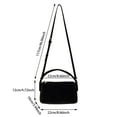 thumbnail image 2 of Flock Crossbody Bags for Travel Messenger Bag Suede Crossbody Purses for Women Small Shoulder Bag With Adjustable Strap and Crossbody Bag, 2 of 5