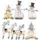 thumbnail image 5 of Ganfancp Navidad Arranque Árbol de Navidad Ciervo de Hierro Muñeco de Nieve Arreglo Escena Brillante Ofertas y Liquidaciones 1X Árbol de Navidad de Hierro Alce Muñeco de Nieve Arreglo Escena Brillant, 5 of 5