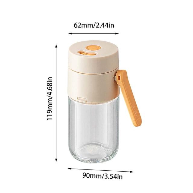 Kitchen Ration Pot Seasoning Box Glass Kitchen Seasoning Pot Proof Sealed Seasoning Pot Bottle