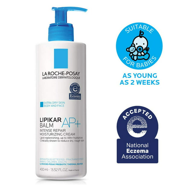 La Roche-Posay Lipikar Balm AP+ Intense Repair Body Cream Extra Dry Skin, Body Moisturizer to & Dermatologist Recommended, Sensitive Skin Tested Walmart.com