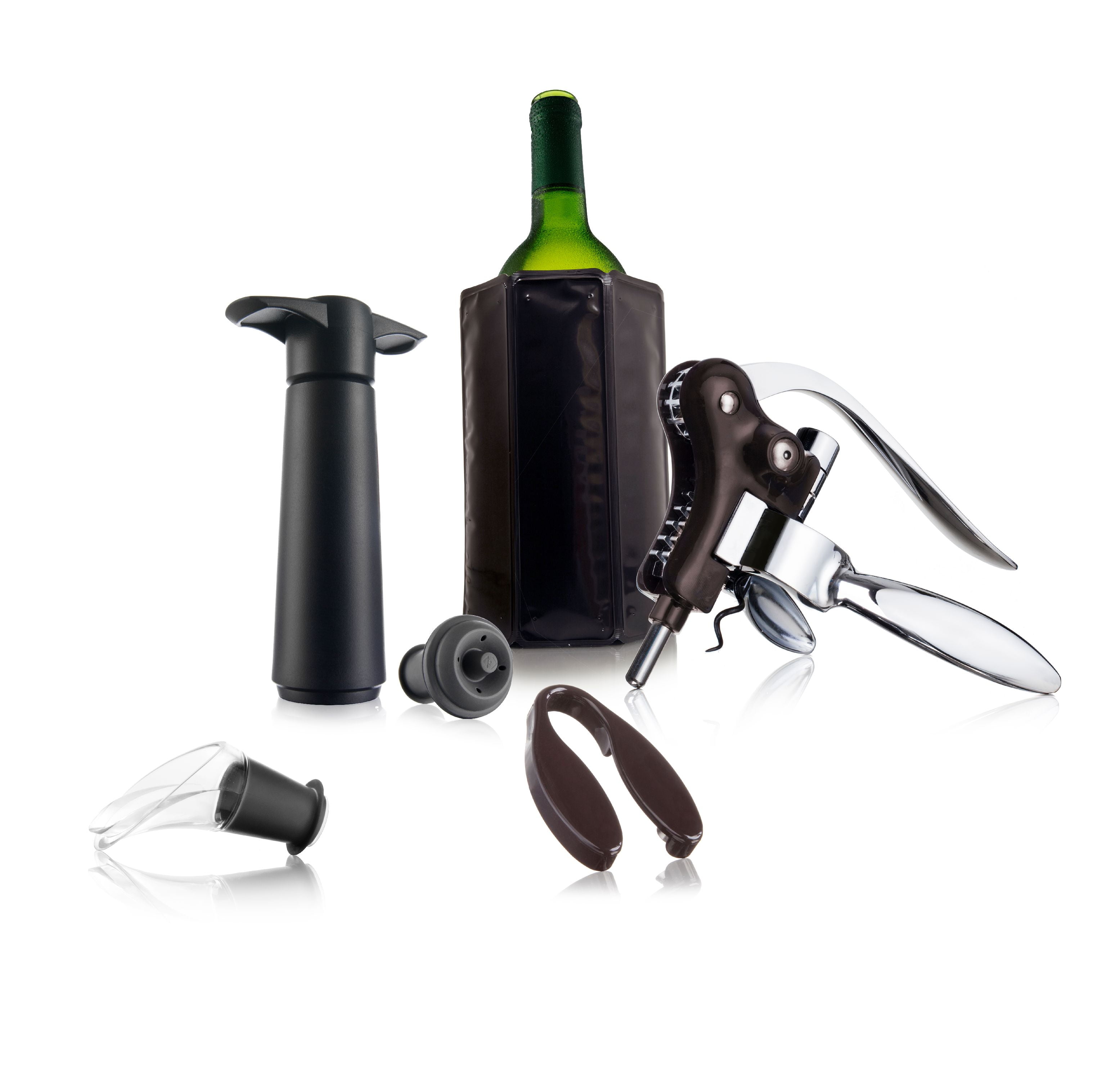 Geen karton Ligatie Vacu Vin Wine Set Professional Gift Set, Black - Walmart.com