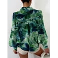 thumbnail image 6 of BTFBM Women Fashion Button Down Shirts V Neck Boho Printed Long Sleeve Blouses Dressy Casual Spring Fall Tops, 6 of 6