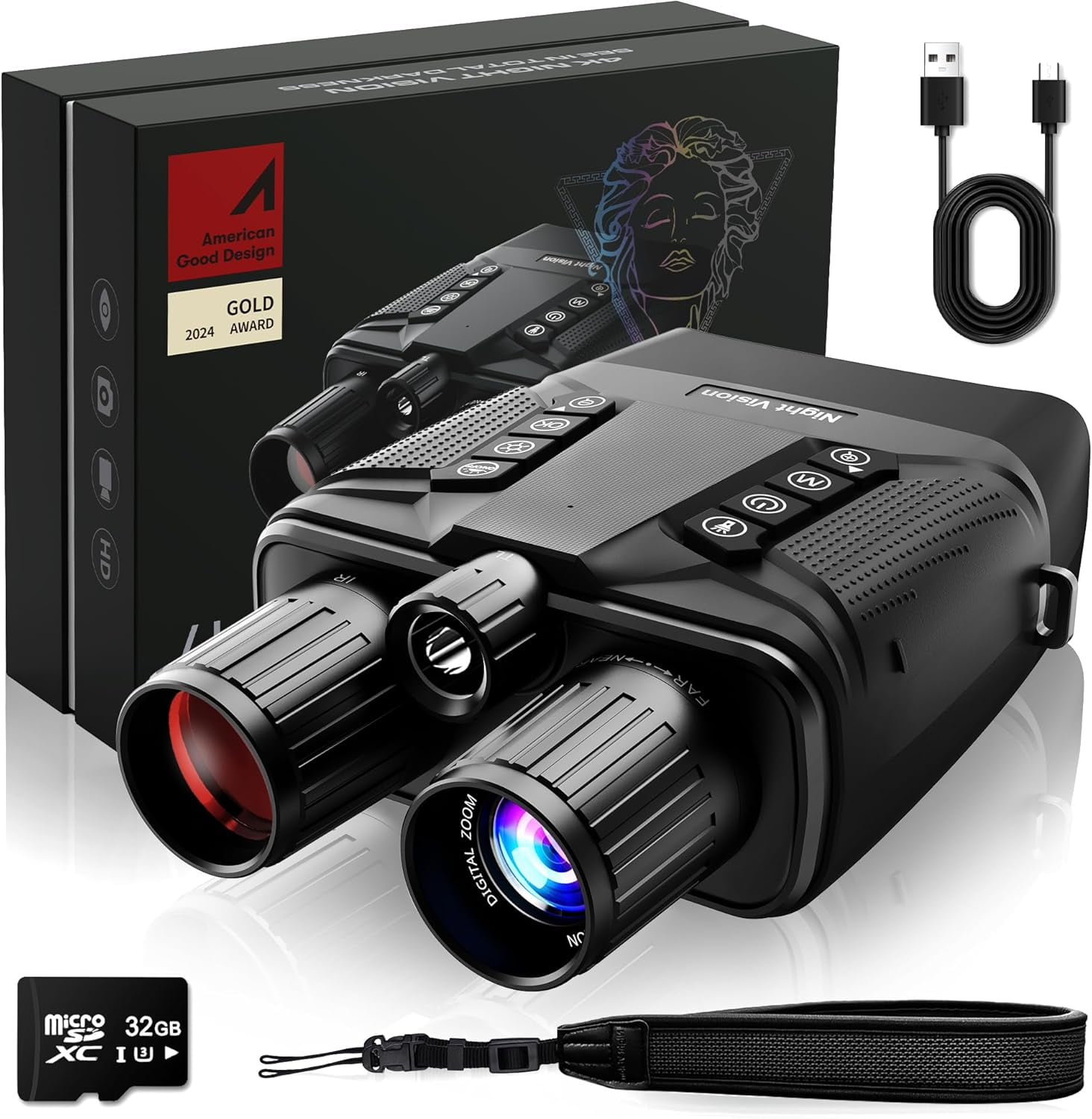 4K Night Vision Goggles for Adults – FETERVIC Digital Infrared