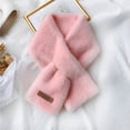 thumbnail image 6 of TELOLY 2026 New Plush Scarf for Women Winter Furry Faux Fur Loophole Short Scarf Soft Cozy Neck Warmer Wrap for Winter, Outdoor, Casual, Travel, 6 of 7