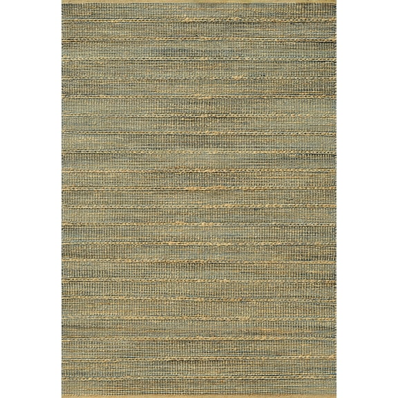 Dynamic Rugs Shay Natural/Blue 5X8 Striped Handmade Area Rug
