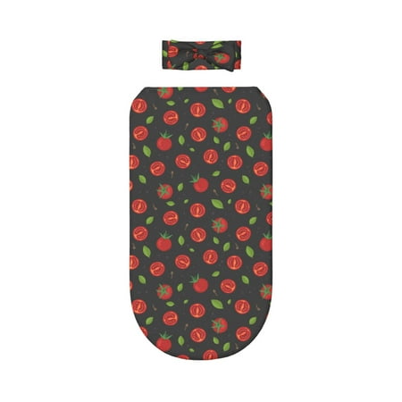 

Lafuoo Tomatoes1 Pattern 0-6 Months Newborn Swaddle Bag Headband Set for Girls Clothes Baby Care Products