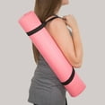 thumbnail image 3 of Non Slip Yoga Mat- Double Sided Comfort Foam, Durable Exercise Mat For Fitness, Pilates and Workout With Carrying Strap By Wakeman Fitness (Pink), 3 of 6