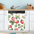 thumbnail image 5 of GZHJMY Strawberry Dishwasher Magnet Cover, Kitchen Dish Washer Door Panel Magnetic Sticker Home Appliancesative Stickers for Home Kitchen Farmhouse, 20 W x 26 H Inch Home Decor, 5 of 6