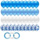 thumbnail image 1 of 40 Uds. Globos De Confeti De 12 Pulgadas, Kit De Globos De Látex No Tóxicos De Helio De Aire Con Cintas De Globos Para Decoraciones De Cumpleaños Y Bodas Muyoka Hogar, 1 of 7