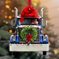 thumbnail image 4 of EUDIDV Xmas Decor Items New Cute Christmas Train Christmas Tree Decoration Holiday Gift Christmas Decorations, Cute Acrylic Pendant Hanging For Christmas Holiday Hanging Decor, 4 of 4