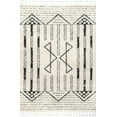 thumbnail image 2 of nuLOOM Janna Striped Shag Area Rug, 6' 7" x 9', Off White, 2 of 2