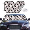 thumbnail image 2 of Fotbe Cute Baseball Car Windshield Sunshade | Sun Visor Protector Front Window Shade, Keeps Out UV Rays, Keeps Your Vehicle Cool-, 2 of 7