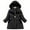 Z2-Black, variant on newwalpole Girls Winter Warm Dress Coat Fleece Lined Jacket Fuzzy Hooded Long Down Kids Windproof Overcoat Outerwear OTHER for Size 7-8 Years