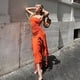 thumbnail image 3 of Vestido de encaje de medusas con hombros descubiertos de verano de estilo europeo y americano ropa de mujer sexy para chica caliente, 3 of 6