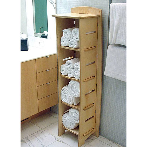 No Tools Assembly Bookcase, Wheat