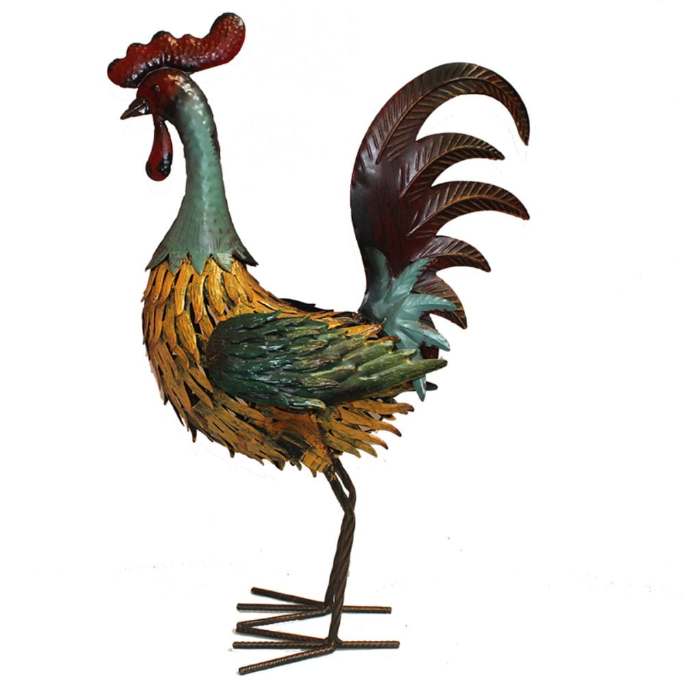 Adorable Metal Rooster
