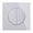 Grey, variant on Glass Panel 2 Gang 3 Way Crossover Cross On / Off Intermediate Wall Light Switch Switched Gray White Black R11 Series ,Easy to Installation