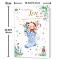 thumbnail image 3 of Tarjeta de Navidad HEJOYN Regalos de feliz Navidad para hijo, 3 of 7
