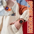 thumbnail image 4 of Men's Digital Watch Waterproof Pedometer Watches Sport Watch Step Counter Calorie Military Watch with Stopwatch Alarm LED Backlight Countdown, 4 of 7