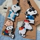 thumbnail image 2 of Snoopy Charlie Brown Woodstock animación periférica dibujo animado lindo viaje equipaje facturado etiqueta creativa tarjeta de embarque personalizada, 2 of 2
