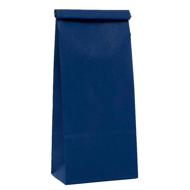 100ea 1 4 1 4 X 2 1 2 X 10 1 2 Blu Krft Tntie Coff Bg Pk By Paper Mart Walmart Com Walmart Com