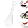 thumbnail image 3 of 1 Pcs Multifunctional Kitchen Cooking Spoon, Heat Resistant Silicone Slotted Spoon, Small Silicone Spoon for Cooking, Mashing, Draining, Grating & Separating Non-Stick Kitchen Utensil Tool, 3 of 9
