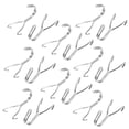 thumbnail image 3 of OULII 20Pcs Heavy Duty Metal Pegboard Hooks Plated Silver for Wall Storage Organizer, 3 of 6