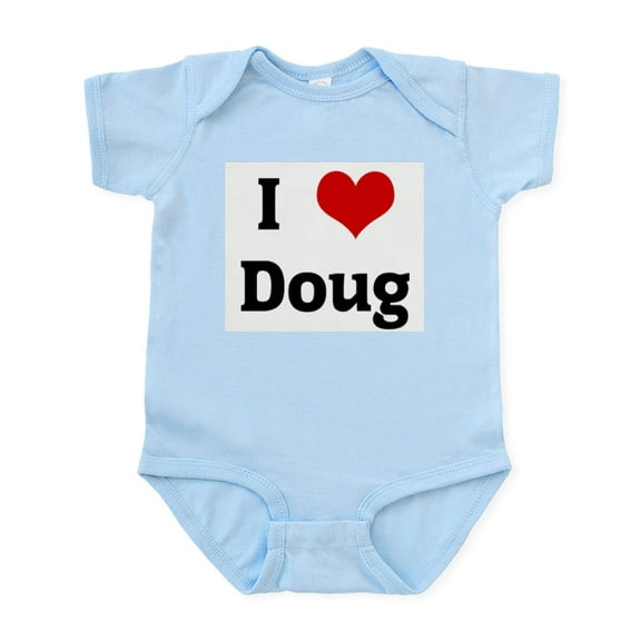 CafePress - I Love Doug Infant Bodysuit - Baby Light Bodysuit, Size Newborn - 24 Months