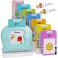 thumbnail image 4 of Tarjetas Flash parlantes, juguetes educativos para edades tempranas, máquina de lectura de aprendizaje preescolar para bebés, niños y niñas, regalo interactivo, 4 of 4