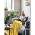 thumbnail image 4 of kchsji 70*100cm Super Soft Warm Solid Warm Micro Plush Fleece Blanket Throw Rug Sofa Bedding Yellow, 4 of 5