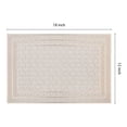 thumbnail image 4 of REGALWOVEN Placemats Set of 6 Trimmed Placemats for Dining Table Decor Indoor Outdoor Washable Kitchen Table Mat Wipe Clean Gold 18*12in, 4 of 7