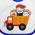 thumbnail image 4 of Inktastic Sushi Lover Food Truck Boys or Girls Baby Bib, 4 of 4