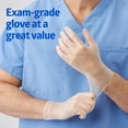 thumbnail image 2 of MediGuard Vinyl Exam Gloves, 130 Count, X-Large, Powder Free, Disposable, Not Made with Natural Rubber Latex, All-purpose Medical Tasks, 2 of 4