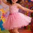 thumbnail image 2 of Shadoumai 2T Dresses for Toddler Girls Sparkling Layered Tutu Skirt For Girls Performance Dance Party Wear, 2 of 4