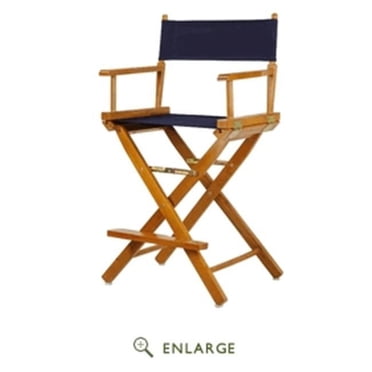 24" Director's Chair Honey Oak Frame