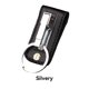thumbnail image 2 of Qarigey LLavero de cinturón de aleación de cuero para hombre, decorativo portátil, elegante, pulido brillante, galvanizado, llavero antioxidante, Ropa, zapatos y accesorios Miscelánea Plata, 2 of 6
