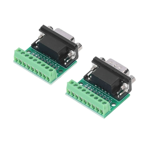 Terminal Conversion Board, 9 Pin Signal Module DB9 Male Female ...