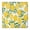 Yellow Lemon Fruit-2, variant on Yellow Lemon Fruit Slices Yellow Pattern Square Fitted Tablecloth with Elastic Edge,Square Table Cover,Washable Elastic Table Cover for Home Kitchen Party Decor 34"x34"