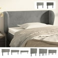 thumbnail image 3 of vidaXL Headboard Bedroom Upholstered Headboard Bed Headboard with Ears Velvet, 3 of 32