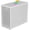 White, With 5 Grey Folders, variant on Hanging File Organizer, File Folder Organizer with Handles, Metal Mesh File Crate Storage Box, Letter Size